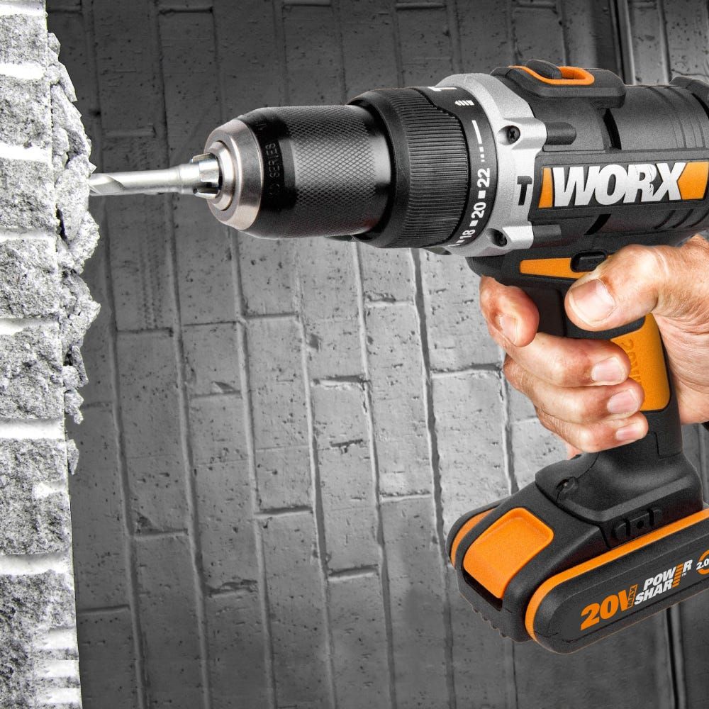 Worx Wx372.9 20V Impact Drill No Battery And Charger Included