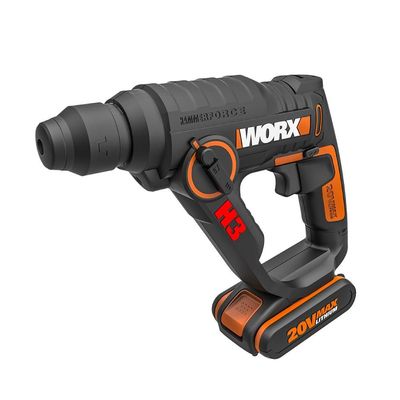 Worx ( Wx390.9 ) 20V H3 3 In 1 Rotary Hammer, 1.2J, No Battery And Charger Included