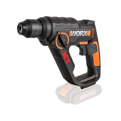 Worx ( Wx390.9 ) 20V H3 3 In 1 Rotary Hammer, 1.2J, No Battery And Charger Included