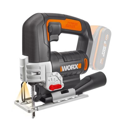 Worx ( Wx543.9 ) 20V 24Mm Jigsaw, No Battery And Charger Included