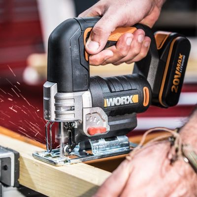 Worx ( Wx543.9 ) 20V 24Mm Jigsaw, No Battery And Charger Included