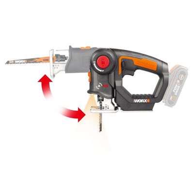 Worx ( Wx550.9 ) 20V Axis Multi-Purpose Saw, No Battery And Charger Included