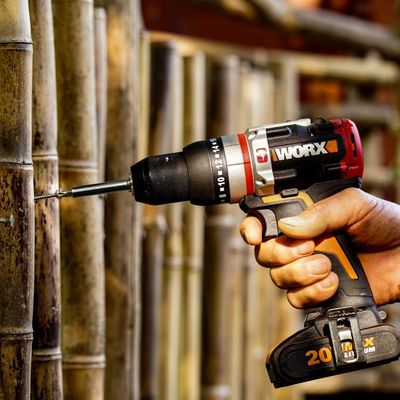 Worx ( Wx-Jcr ) 20V Brushless Active Impact Drill, 50Nm, Color Box, 2*2Ah, 1Hr Charger, Injection Box