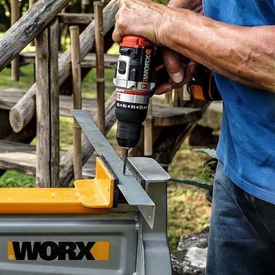 Worx ( Wx-Jcr ) 20V Brushless Active Impact Drill, 50Nm, Color Box, 2*2Ah, 1Hr Charger, Injection Box