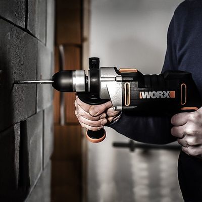 Worx ( Wx318 ) 810W 13Mm Impact Drill, Injection Box