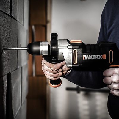 Worx ( Wx318 ) 810W 13Mm Impact Drill, Injection Box