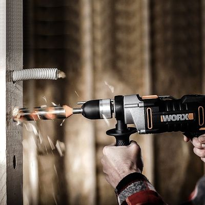 Worx ( Wx318 ) 810W 13Mm Impact Drill, Injection Box