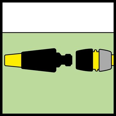 Karcher (2.645-191.0) Hose Coupling Entry Universal Connecter For Garden & Pressure Washer Garden Accessories