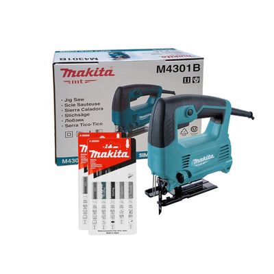 NS LP Makita Mt Blue Series Jig Saw 450W M4301B-Combo (Free 2Xjigsaw Blade Set)