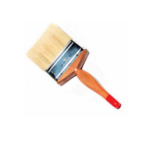 Milano Paint Brush White Wooden Handle 2"
