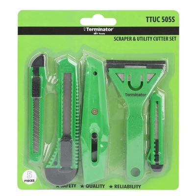 Ea Lp Terminator Utility Cutter 5 Pcs Set With Scr