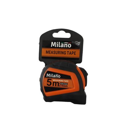 Milano Measuring Tape 5 Mtr (19Mm) Rs51-Abs With Magnetic Hook Orange/Black 