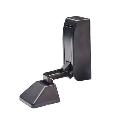 Milano Hydraulic Door Stopper Floor Mounted Black