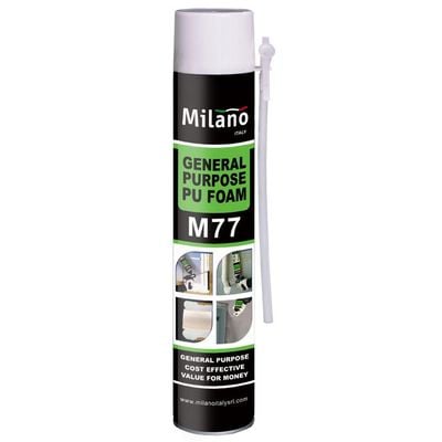 Milano Pu Foam B3 750Ml Off-White (12 Pcs/Ctn)