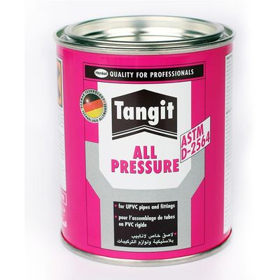 Tangit All Pressure Upvc Pipe Adhesive Without Brush 500Gtransluscent White 12 Pcs/Ctn