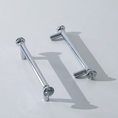 Milano Luna Crystal Cabinet Handle Small Chrome