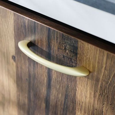 Milano Aria Cabinet Zinc Handle Brushed Gold 155X33X13Mm - E6082-128