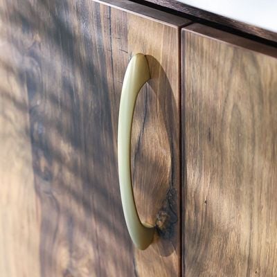 Milano Aria Cabinet Zinc Handle Brushed Gold 195X33X13Mm - E6082-160