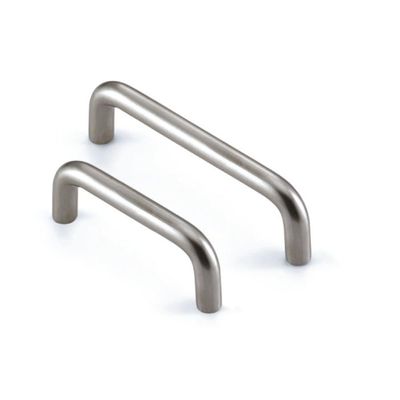 Milano Ss D Pull Handle Round Dia224X10Mm Sn Finis