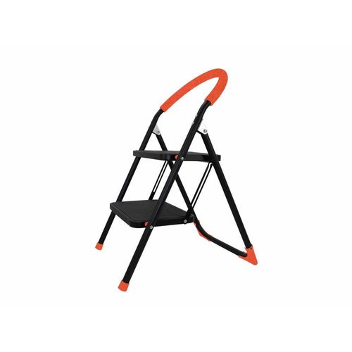 Milano Arnold Household 2-Step Ladder - Red/Black