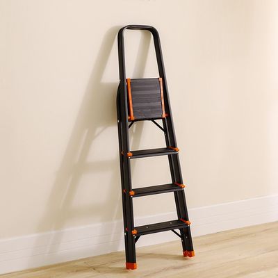 Milano Arnold Household Step Ladder 4 Steps R16004-Black/Orange