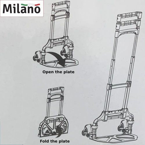 Milano Alya Trolley 6 Wheel Stair Climibing