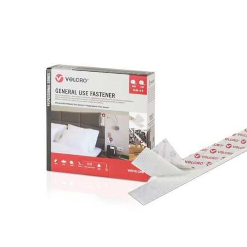 AFTP Velcro (VEL-PS20003) general use fastener -White