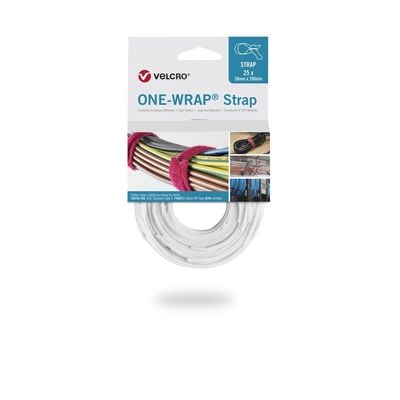 AFTP Velcro (VEL-OW64500) one-wrap strap 20x200mm-White
