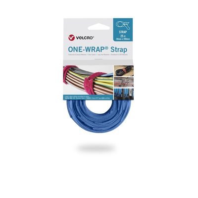 AFTP Velcro (VEL-OW64503) one-wrap strap 20x200mm-Blue