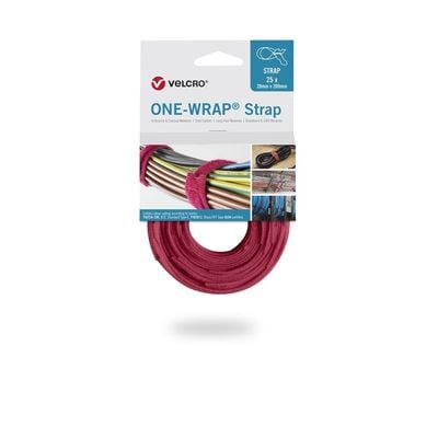 AFTP Velcro (VEL-OW64505) one-wrap strap 20x200mm-Red
