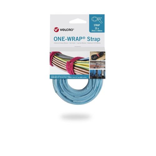AFTP Velcro (VEL-OW64510) one-wrap strap 20x200mm-Aqua