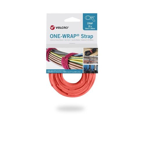 AFTP Velcro (VEL-OW64511) one-wrap strap 20x200mm-Orange