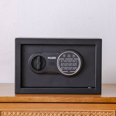 Milano James Safe 8.5L (200X310X200Mm-1/3Mm) Black Digi Panel