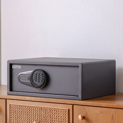 Milano Hotel Safe 8.5L (200X420X370Mm-1.5/4Mm) Black Digi Panel