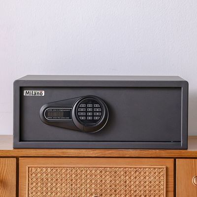 Milano Hotel Safe 8.5L (200X420X370Mm-1.5/4Mm) Black Digi Panel