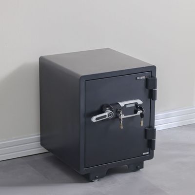 Milano FR 2.0 Fire-Resistant Safe with Fingerprint Lock - Black - 530x460x470 mm - With 1-Year Warranty