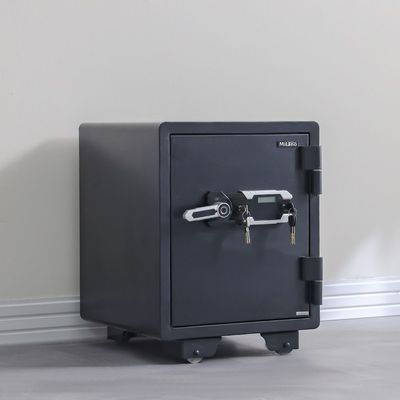 Milano FR 2.0 Fire-Resistant Safe with Fingerprint Lock - Black - 530x460x470 mm - With 1-Year Warranty