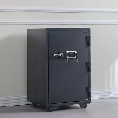 Milano FR 2.0 Fire-Resistant Safe with Fingerprint Lock - Black - 920x600x570 mm - With 1-Year Warranty