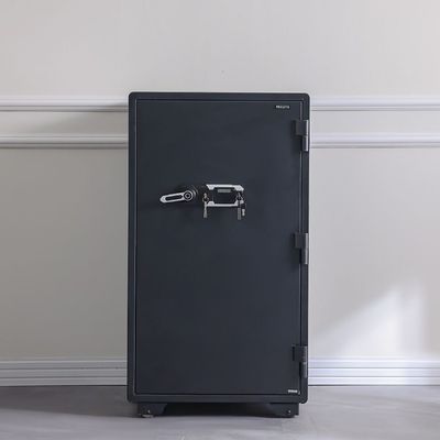 Milano FR 2.0 Fire-Resistant Safe with Fingerprint Lock - Black - 1200x700x640 mm - With 1-Year Warranty