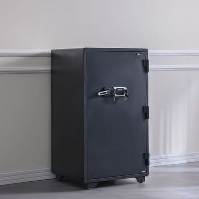 Milano FR 2.0 Fire-Resistant Safe with Fingerprint Lock - Black - 1200x700x640 mm - With 1-Year Warranty