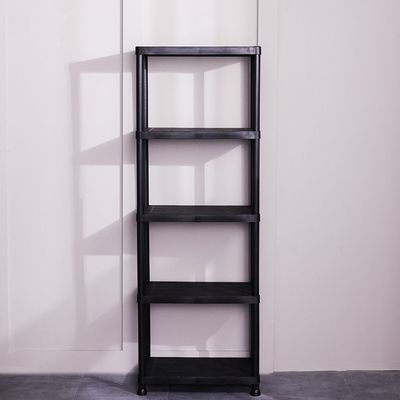 Milano 5 Tier Plastic Shelf Tt1034Ca-60X30X172) 20Kgx5 Black