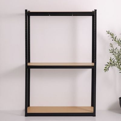 Milano 3 Layer Steel Shelf With Mdf Board (120X45X180) 250Kgx3