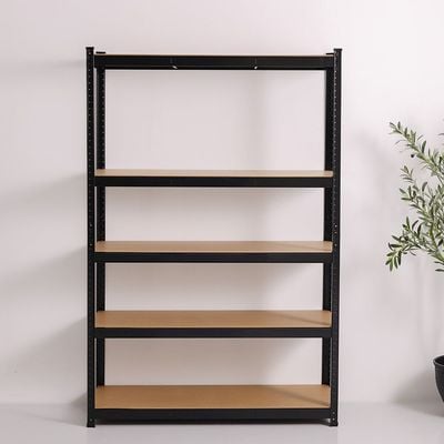 Milano 5 Layer Steel Shelf With Mdf Board (120X45X180) 250Kgx5