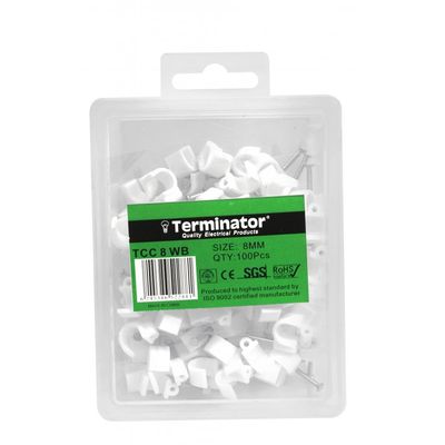 Ea Lp Terminator Cable Clips 8Mm 100Pcs Tcc 8 Wb 6