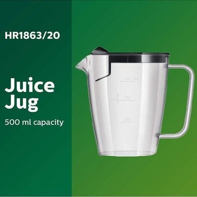 Juicer 2 L 800 W HR1863/05 Silver/Black/Clear