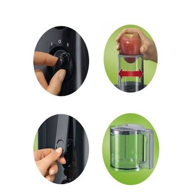 Multiquick Juicer 1.25 L 800 W J300 Black