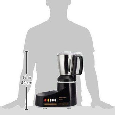 5-Piece Electric Mixer Grinder Set 7.4 kg 1000 W MXAC400 Black/Silver/Clear