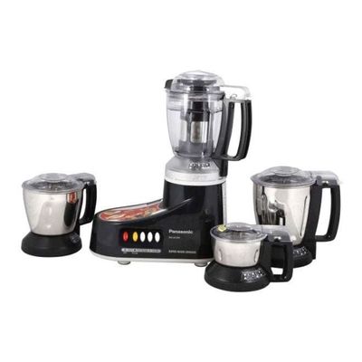 5-Piece Electric Mixer Grinder Set 7.4 kg 1000 W MXAC400 Black/Silver/Clear