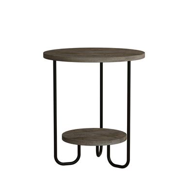 Mourah Corro Side Table - Dark Coffee - 2 Years Warranty