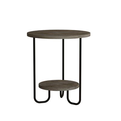 Mourah Corro Side Table - Dark Brown - 2 Years Warranty